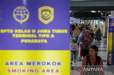 Besok Terminal Purabaya Bungurasih Kembali Alami Puncak Arus Mudik