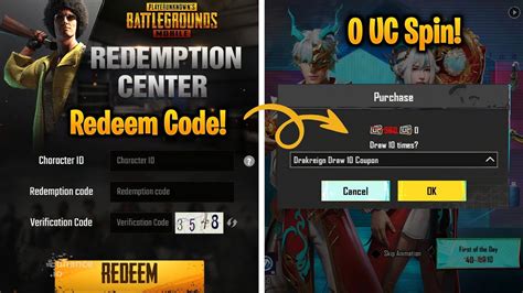 MK14 Lucky Spin Free Redeem Code PUBG MOBILE Lucky Spin Redeem Code