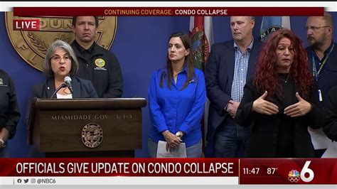 Miami-Dade Mayor Gives Update on Surfside Condo Collapse – NBC 6 South Florida