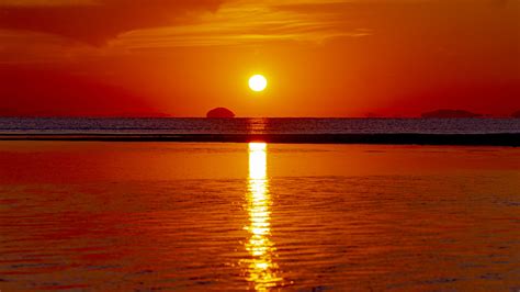 父母ヶ浜の瀬戸内海に沈む夕日 日本の絶景 撮影スポット Lucky View