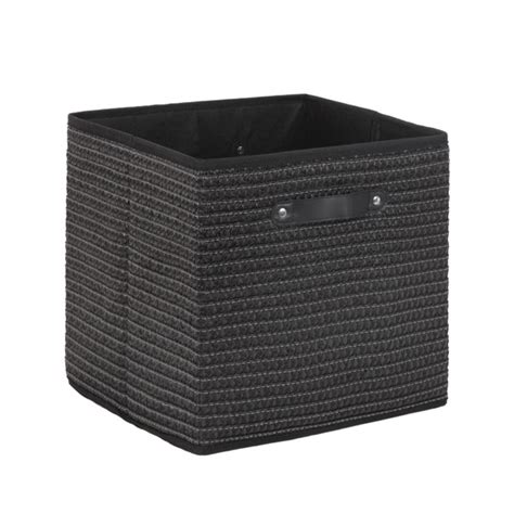 Короб Spaceo KUB 31x31x31 см 29.7 л полипропилен цвет чёрный ...