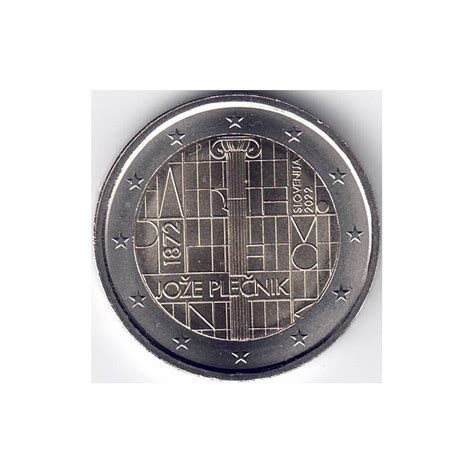 Moneda Euros Eslovenia Plecnik