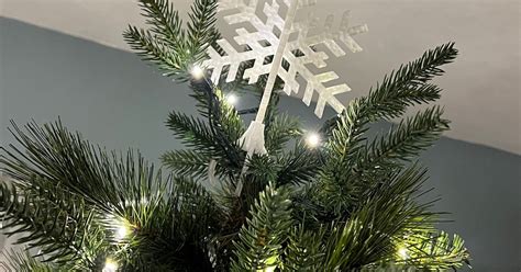 Snowflake Tree Topper By Bill Richards Download Free Stl Model