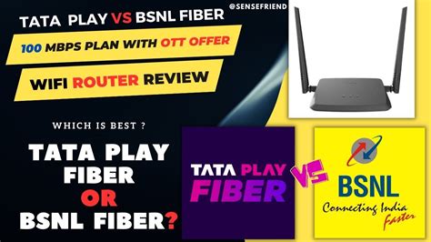 TATA PLAY FIber Vs BSNL Fiber 100 Mbps Speed Plan With OTT Bundle