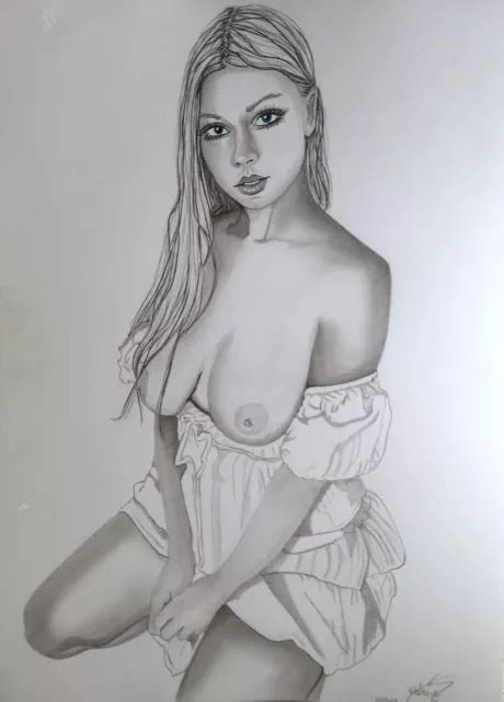 AKTZEICHNUNG 15 2024 AKT Pin Up Nude Drawing Erotic Nu Dessin