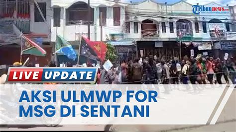 Aksi Ulmwp For Msg Di Sentani Dijaga Ratusan Personel Tni Polri Dukung