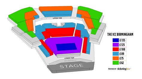 Birmingham (UK) The ICC Birmingham–Hall 1 Seating Chart