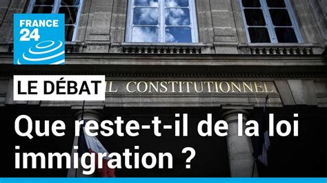 Que reste t il de la loi immigration après son examen par le Conseil