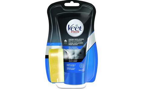 Veet For Men Crema Depilatoria Sotto La Doccia Pelli Sensibili Ml