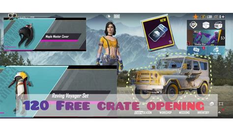 120 Free Premium And Classic Crate Opening In Bgmi New Crate Opening