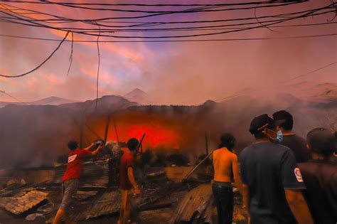 FOTO Kebakaran Hebat Hanguskan Permukiman Di Pasar Kambing Tanah Abang