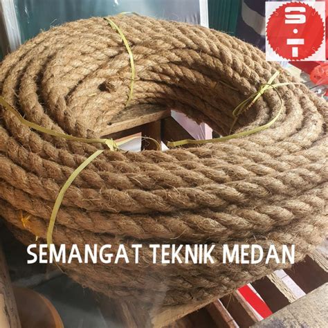 Jual Mm Tali Kapal Manila Tarik Tambang Dadung Tampar Tebal Mm