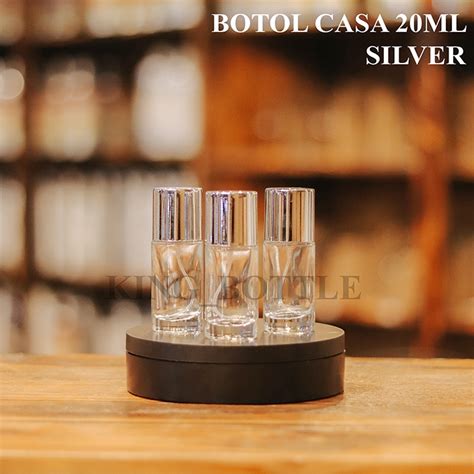 Jual Botol Parfum Casa Ml Drat Silver Perlusin Shopee Indonesia