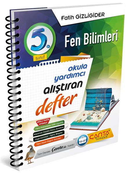 Çanta Yayınları 5 Sınıf Fen Bilimleri Alıştıran Defter Fatih Gizligid