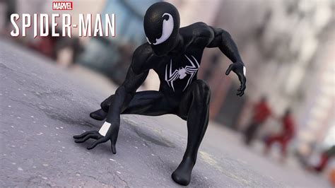 Spider Man Pc Ps5 Venom Inspired Symbiote Suit Mod Free Roam Gameplay