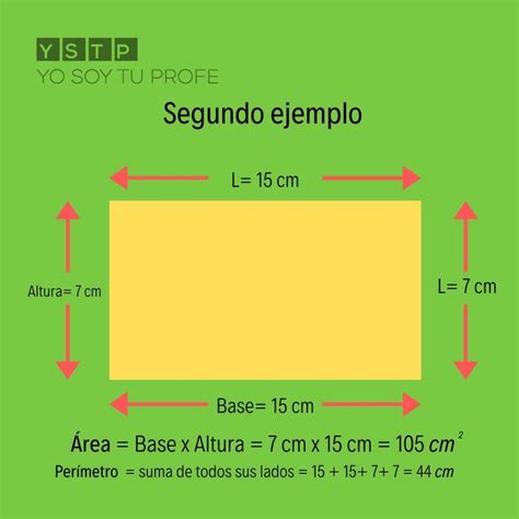 Formula Para Calcular El Area Y Perimetro De Un Rectangulo Design Talk