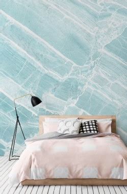 Blue Marble Wallpaper Bedroom