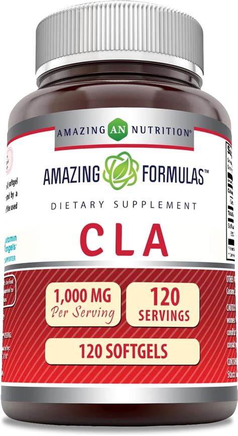 Amazon Amazing Formulas Cla Mg Softgels Supplements