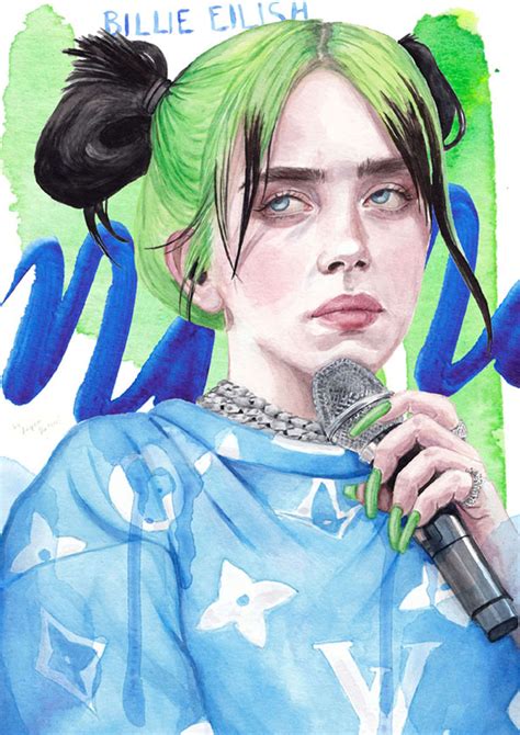 Billie Eilish Drawing Realistic