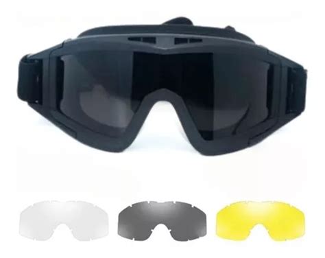 Antiparras T Cticos Airsoft Gafas Seguridad Paintball Lnts Cuotas