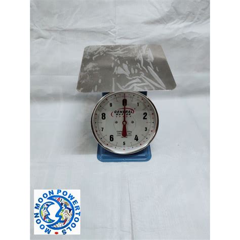 GENERAL MASTER WEIGHING SCALE DIAL SCALE TIMBANGAN HEAVY DUTY 10Kg FLAT