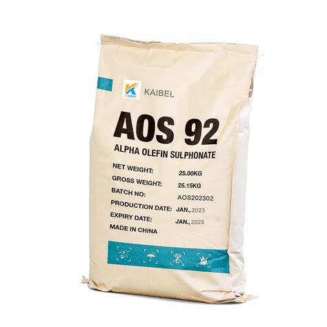 Detergent Raw Materials Sodium Alpha Olefin Sulfonate Aos Powder