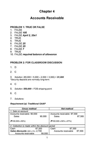 Sol Man Chapter Notes Receivable Ia Part A Chapter Notes