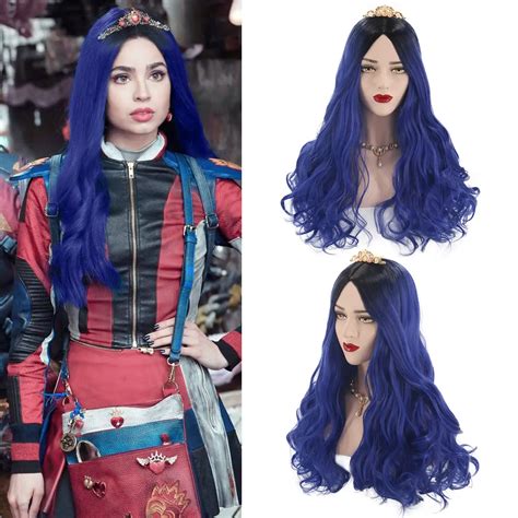 Newest Descendants 3 Evie Cosplay Costume Punk Coat Leather Jacket Skirt Full Set Sexy Women