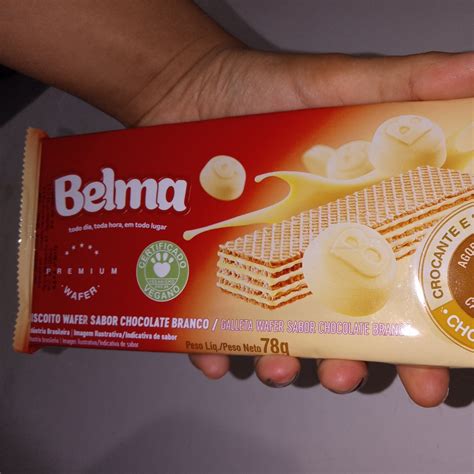 Belma Biscoito Wafer Sabor Chocolate Branco Reviews Abillion