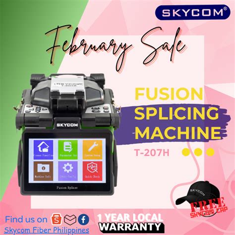 Skycom Fiber Optic Fusion Splicing Machine Model T 207H 2023 Model