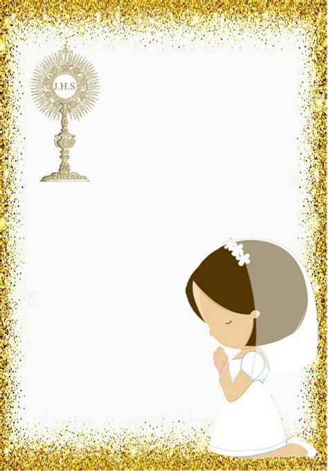 Recuerdos Primera Comunion Ideas First Communion Invitations Angel