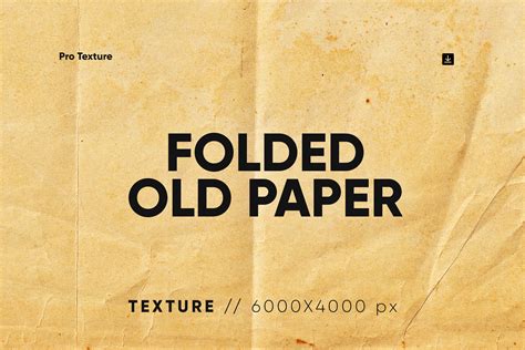 Folded Old Paper Texture Graphic By Ccpreset Creative Fabrica