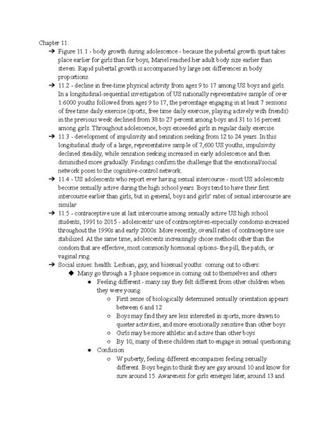 Ch Dev Psych Chapter Figure Body Growth During