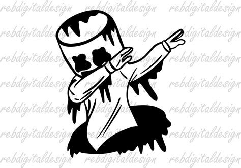 Dabbing Marshmallow Man Svg Pdf Png Eps Ai Instant Digital Download