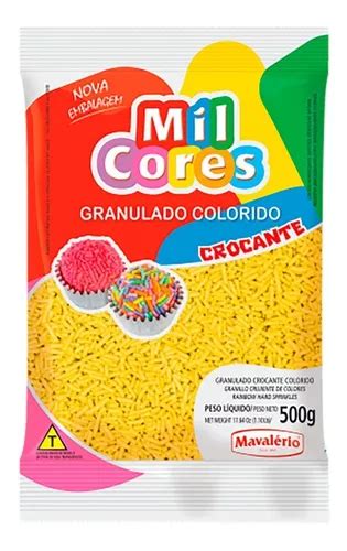 Granulado Colorido Crocante Mavalério 500 G Escolha Cores MercadoLivre