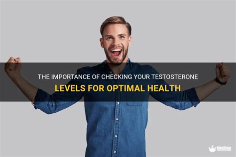 The Importance Of Checking Your Testosterone Levels For Optimal Health Medshun