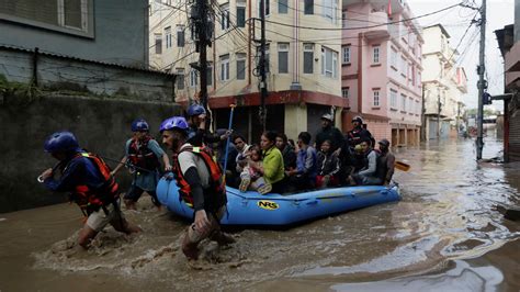 Nepal Flooding And Landslides Kill Dozens The New York Times