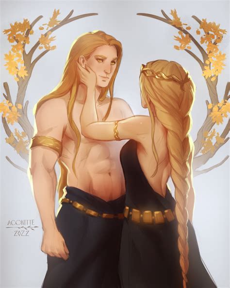 Queen Marika The Eternal And Godwyn The Golden Elden Ring Drawn By