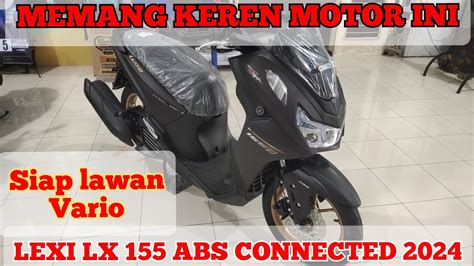 PENANTANG VARIO YAMAHA LEXI LX 155 ABS CONNECTED WARNA MAGMA BLACK