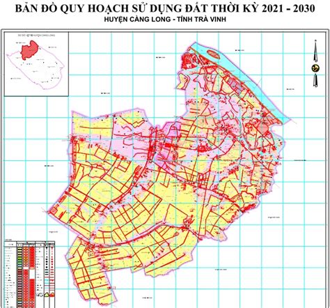 Bản đồ Quy Hoạch Huyện Càng Long Trà Vinh Năm 2025