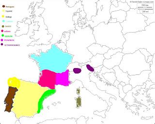 Lingua Latina Mapa De Lenguas Romances