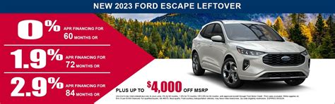 Ford Monthly Specials - Carman Ford