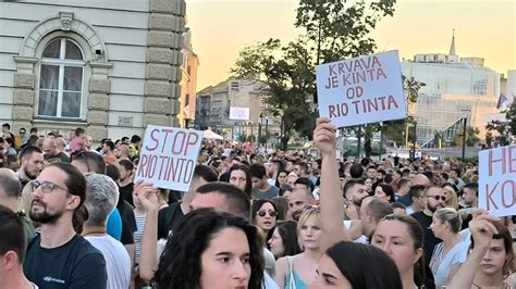 Serbians Protest Rio Tinto S Lithium Mining Project Peoples Dispatch