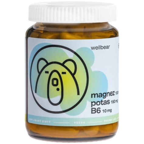 Wellbear Magnez Mg Potas Mg B Mg Kaps