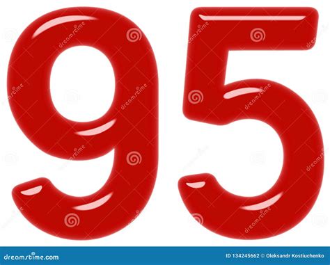 numeral    isolated  white background  render stock