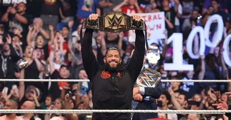 Roman Reigns First Defense With New WWE Title Announced