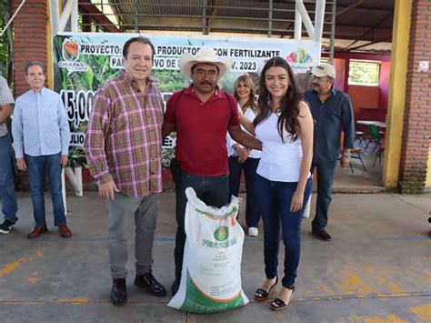 Entregan Fertilizante Diario De Chiapas