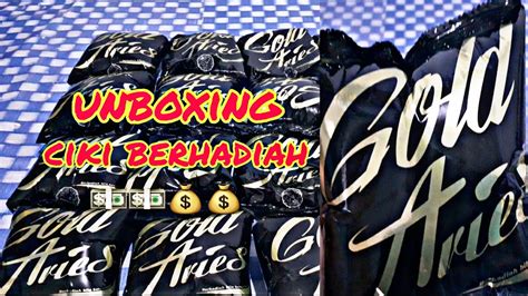 Unboxing Ciki Gold Aries Unboxing Ciki Berhadiah YouTube