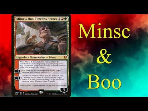 Let S Build A Minsc Boo Timeless Heroes Commander Deck YouTube