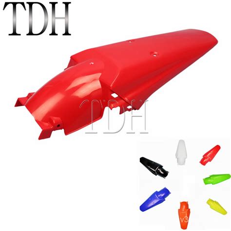 Universal Red Rear Fender Supermoto Dirt Racing Bike Off Road